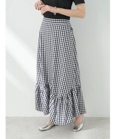 earth music&ecology イレヘムチェックスカート