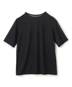 uncrave トリコットシフォン ハーフスリーブカットソー