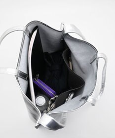 blancle メタリックレザー ガゼット2wayトートバッグ