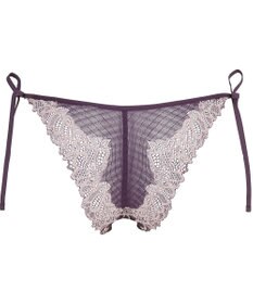 WACOAL Ｔバック ショーツ 【リボンブラ 脇すっきり】 BRB433とペア はきこみ丈あさめ バックのかぶりが広め ソング レディース PRA433 /ワコール