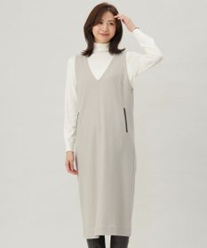 J.PRESS LADIES L 【洗える】ウールスムース ジャンパースカート