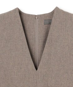 uncrave ウォッシャブルウールライクツイル ジレ