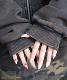 WEGO 裏起毛ファーフードBIGZIPパーカー