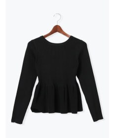 Te chichi 前後2WAYペプラムカーディガン