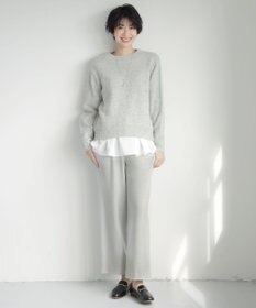 J.PRESS LADIES 【洗える】SOFTサーモ セミワイド パンツ