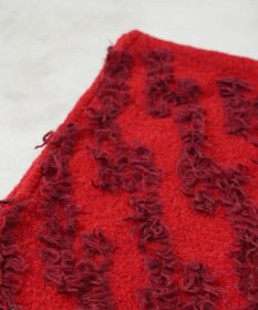 POLS ジャガード織 ウールカットジャガード　ストール