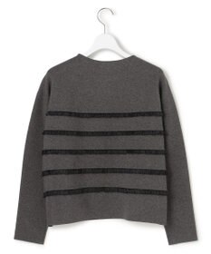 23区 L 【WEB&一部店舗限定/滝沢眞規子さん着用】フリルボーダー ニット