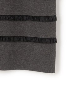 23区 L 【WEB&一部店舗限定/滝沢眞規子さん着用】フリルボーダー ニット