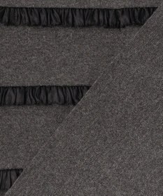 23区 L 【WEB&一部店舗限定/滝沢眞規子さん着用】フリルボーダー ニット