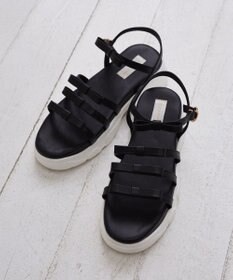 Maison de FLEUR オペラリボンスニーカーサンダル