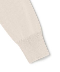 BEIGE， 【WEB限定・洗える】LECERF / 異素材バックシアーストレッチニット