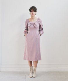 Maison de FLEUR 愛され上手なリボンワンピース