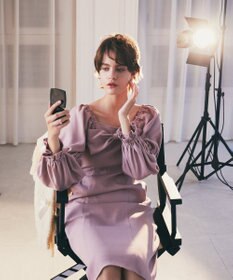 Maison de FLEUR 愛され上手なリボンワンピース