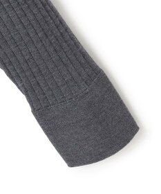 ICB 【洗える】エクストラファインメリノリブ ヘンリーネック プルオーバー