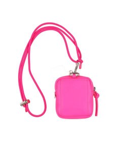 UNBILLION ペルケ perche / 蛍光レザーストラップ付き・チャームポーチショルダー