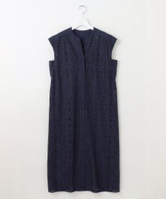 自由区 S 【洗える】フラワータイルレース ワンピース