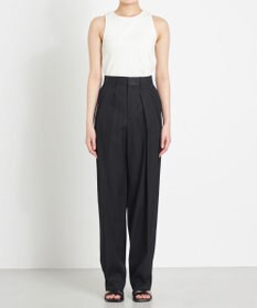 NAVE 【Nave　洗える】バルキーツイル   タックパンツ