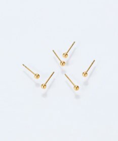 Phoebe 【金属アレルギー対応】6setメタルピアス　ゴールド/サージカルステンレス