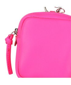 UNBILLION ペルケ perche / 蛍光レザーストラップ付き・チャームポーチショルダー