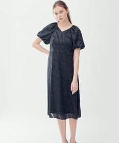 23区 L 【APPLAUDIR】シフォンカットジャガード ドレス