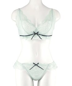 San-ai Resort（三愛水着楽園） レーシーバイカラーノンワイヤーブラセット 【northerly】