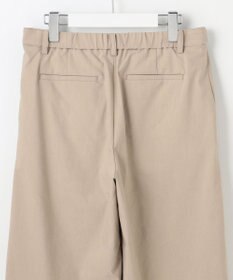 J.PRESS LADIES L 【洗える】リネンストレッチ ワイド パンツ