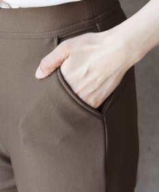 Tiaclasse 【安田美沙子さん着用・新色追加・日本製】すふれ起毛ストレートパンツ