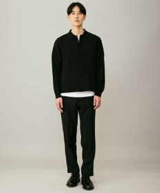 UNFILO MENS 【OCEANS 雑誌・web・YouTube 掲載】WOOL TOUCH 機能美パンツ スリム【東レ開発のウール見え高機能素材】