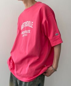 WEGO 【綿100%/MLサイズ展開】DISCUS　ルーズカレッ１００％