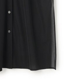 uncrave トリコットシフォン ロングシャツ