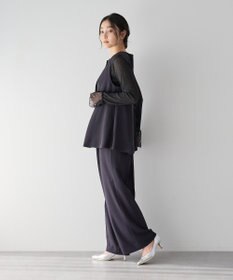 YECCA VECCA 袖レースシアートップス