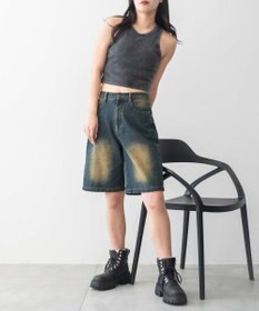 WEGO 【カップ付きインナー】ヴィンテージウォッシュカップインアメスリタンク