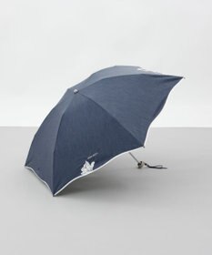 AURORA 【 NINA RICCI（ニナリッチ）】アップリケ刺しゅう/パイピング晴雨兼用傘（折りたたみ傘）