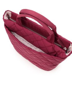 TOCCA TRACE PAVE FASTENER TOTE ナイロンキルトバッグ