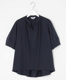 J.PRESS LADIES 【接触冷感】プレーティングジャージー ペプラム カットソー