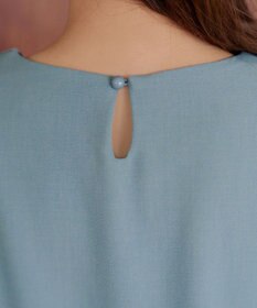 Tiaclasse 【小倉優子さん着用】【洗える】 パフスリーブチュニックブラウス