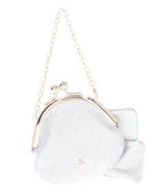 LANVIN en Bleu オリオン リボン口金小銭入れ