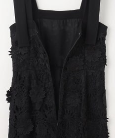 GRACE CONTINENTAL ケミカルフラワーレースワンピース