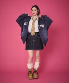 WEGO 【ユニセックス着用ITEM】グラフィックZIPパーカー