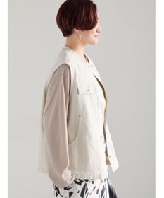 Te chichi ノーカラーワークベスト