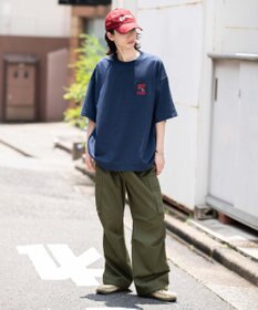 WEGO 【接触冷感/吸水速乾/ユニセックス着用ITEM/SMLサイズ展開】別注BENDAVISクールタッチワンポイントT（SS）