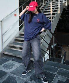 WEGO 【接触冷感/吸水速乾/ユニセックス着用ITEM/SMLサイズ展開】別注BENDAVISクールタッチワンポイントT（SS）