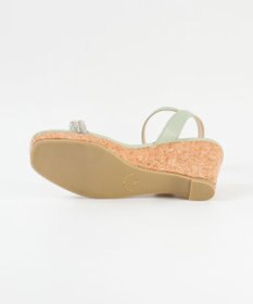 BONTRE 【pied du lapan/ピエドラパン】ビジューベルトウエッジサンダル/50756ZI