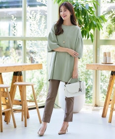 Tiaclasse 【安田美沙子さん着用・新色追加・日本製】すふれ起毛ストレートパンツ