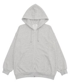 WEGO 【SCHOOLITEM】ルーズフィットZIPパーカー