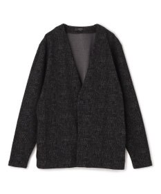 JOSEPH HOMME 【イージーケア】パフィーチェックジャージー　カーディガン
