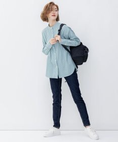 23区 L 【洗える】CANCLINI バンドカラー シャツ