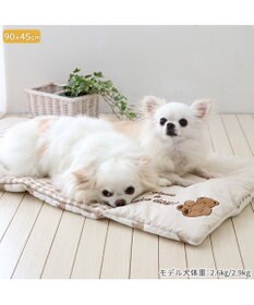 PET PARADISE ペットパラダイス クールロールマット 《くまちゃん 水玉柄》 小型犬