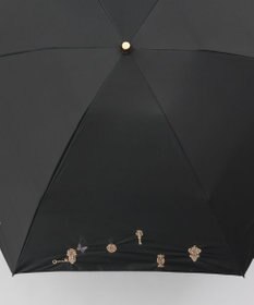 AURORA 【 Beaurance （ビューランス）】サマーシールド　鍵穴ボーラー刺しゅう晴雨兼用パラソル（折りたたみ）