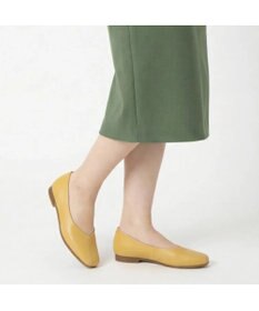 ing <ing>【WEB限定】スクエアトゥフラットシューズ